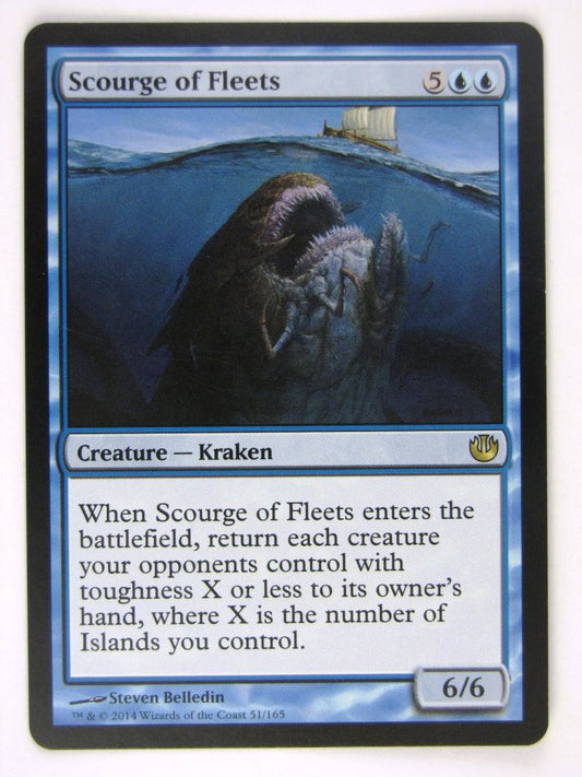 MTG Magic Played Cards: SCOURGE OF FLEETS # 18F42