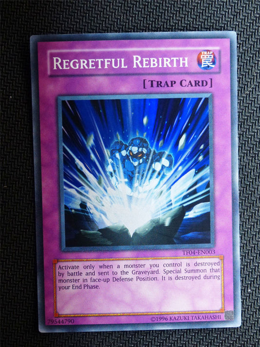 Regretful Rebirth - TF04 - Super Rare - Yugioh Card # 1E97