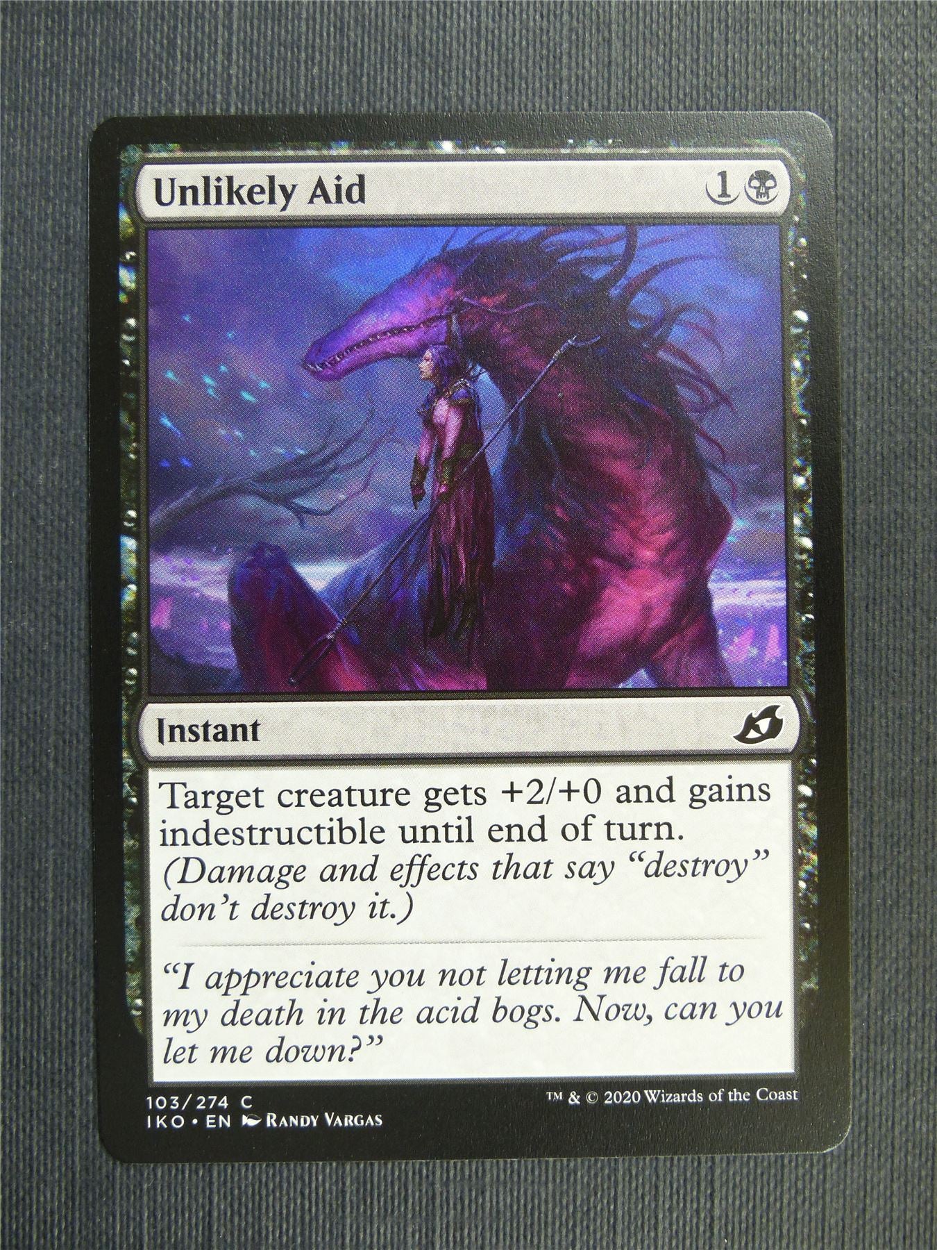 Unlikely Aid - IKO Mtg Card