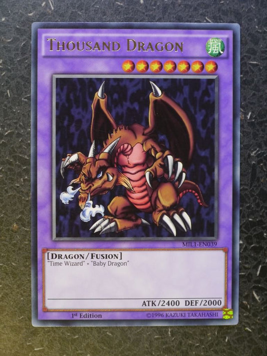 Yugioh Cards:  THOUSAND DRAGON MIL1 RARE # 8E58