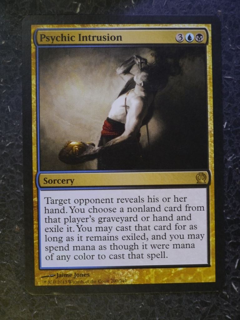 MTG Magic Cards: PSYCHIC INTRUSION RARE # 6I42