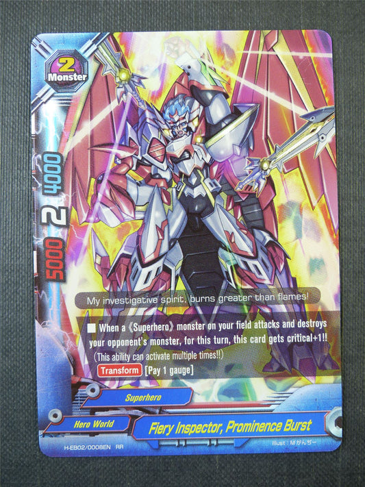 Fiery Inspector Prominence Burst RR - Buddyfight Card #A5Z