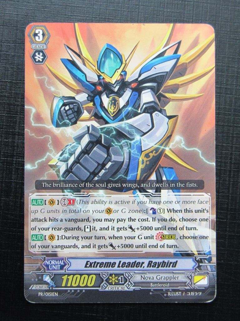 Vanguard Cards: EXTREME LEADER, RAYBIRD Promo # 18B38