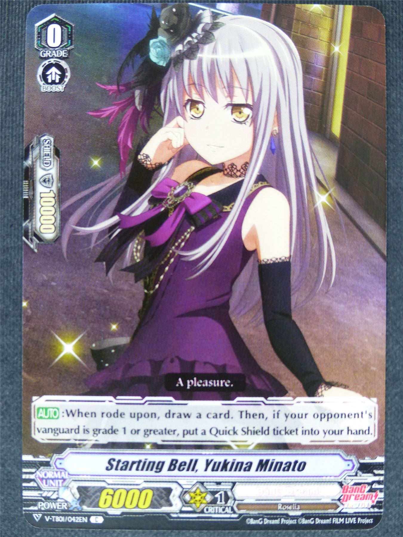 Starting Bell Yukina Minato V-TB01 C - Vanguard Cards #GK