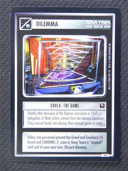 Dilemma Chula The Game - Star Trek CCG Deep Space Nine #57K