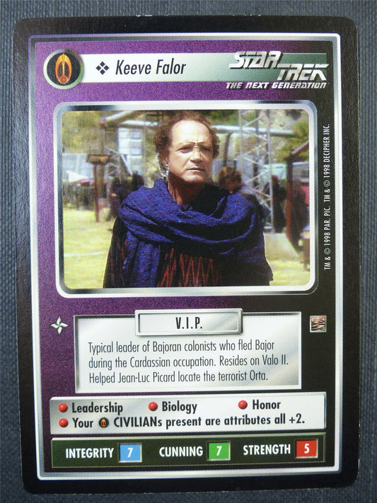 Keeve Falor - NG - Star Trek Card #6OO