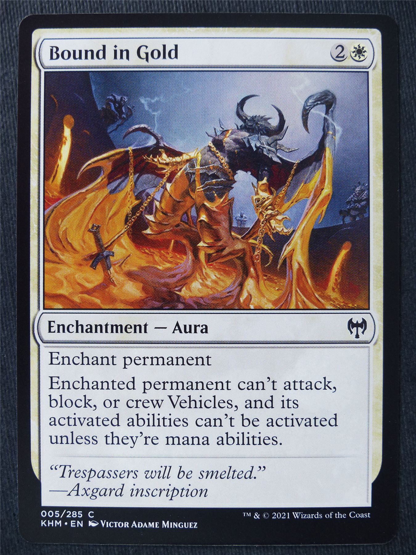 Bound in Gold - Mtg Magic Cards #16