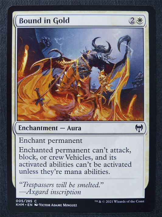 Bound in Gold - Mtg Magic Cards #16