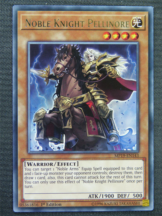 Noble Knight Pellinore MP19 Rare - 1st ed - Yugioh Card #8RN