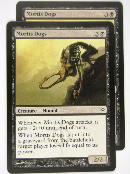 MTG Magic: the Gathering Cards: MORTIS DOGS x2: NPH