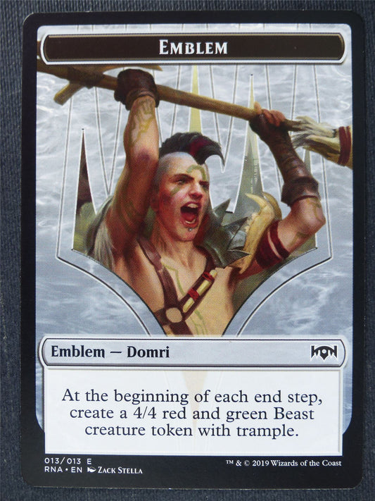 Domri Emblem Token - Mtg Magic Cards #1PI