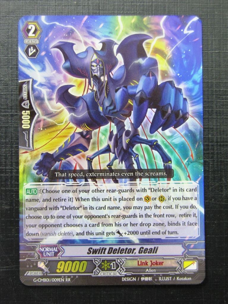 Swift Deletor Geali G-CMB01 RR - Vanguard Cards # 1G58