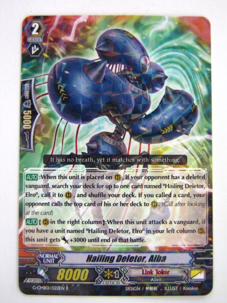 Vanguard Cards: HAILING DELETOR, ALBA G-CMB01 R # 2B52