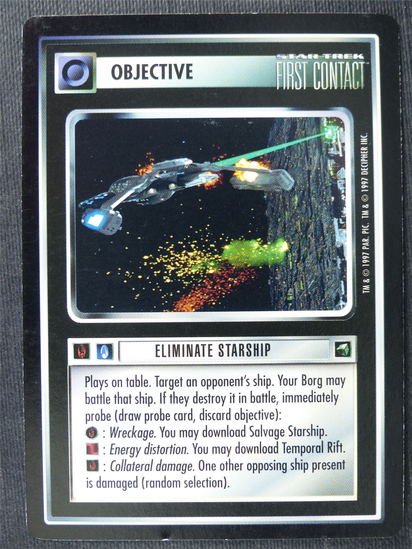 Eliminate Starship - FC - Star Trek Cards #109