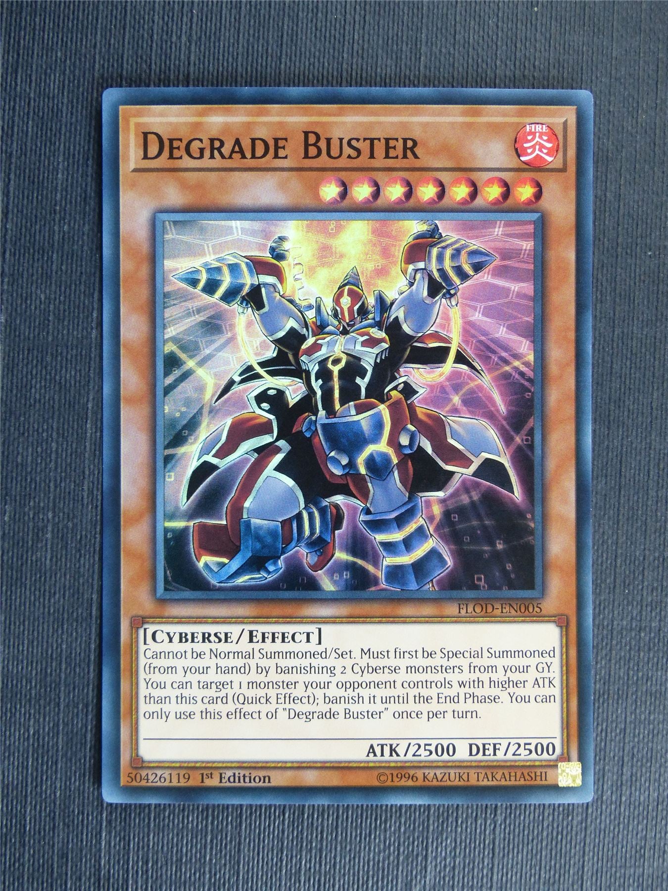 Degrade Buster FLOD Super Rare - 1st ed - Yugioh Cards #YM