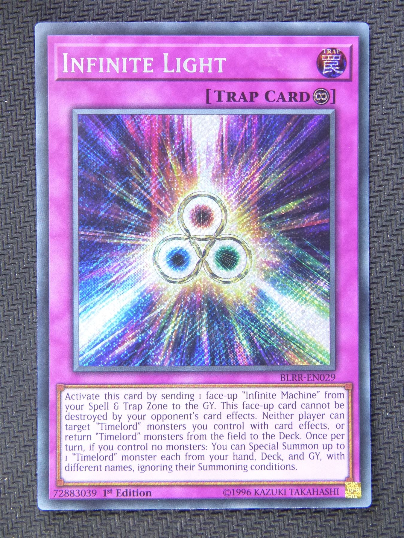 Infinite Light BLRR - Secret Rare - Yugioh Card #5LC