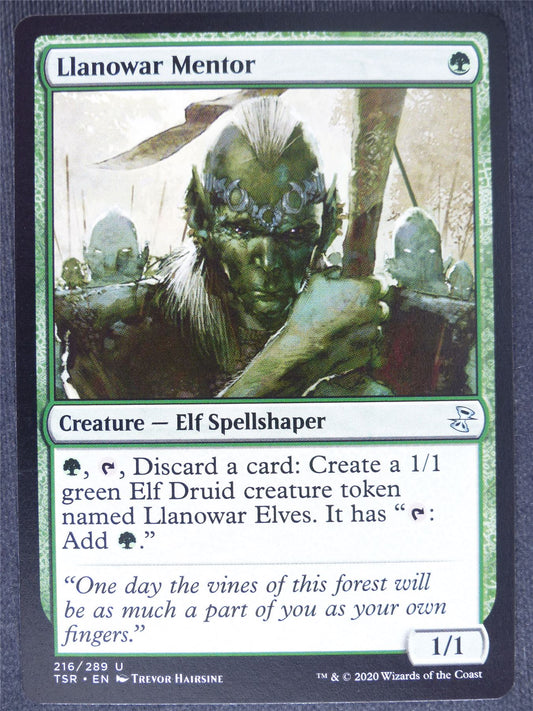llanowar Mentor - Remastered - Mtg Magic Cards #T0