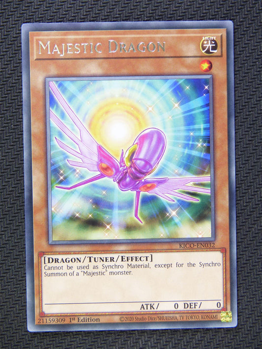 Majestic Dragon KICO Rare 1st Ed - Yugioh Cards #5D1