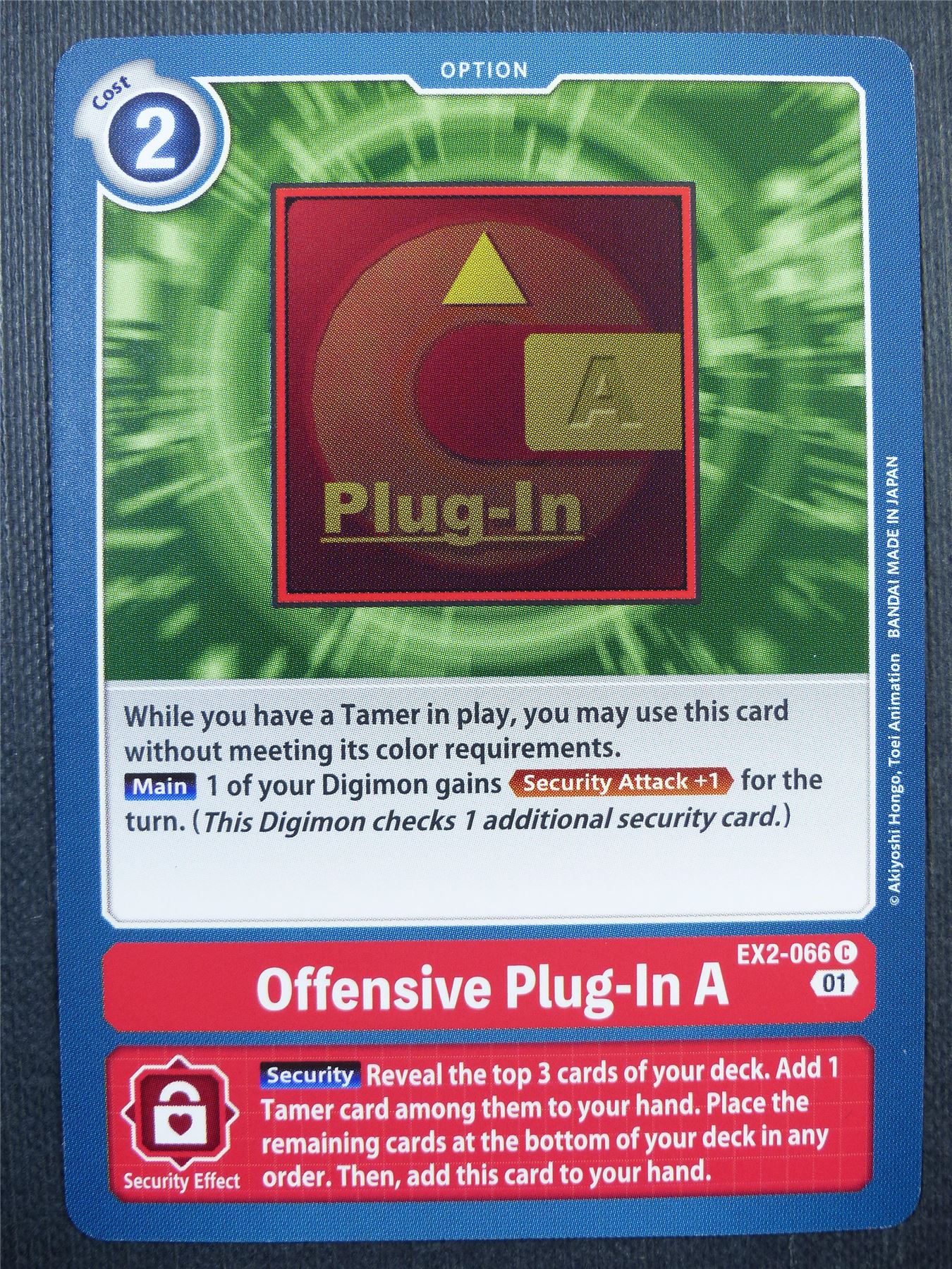 Offensive Plug-In A EX2 - Digital Hazard - Digimon Card #4K5