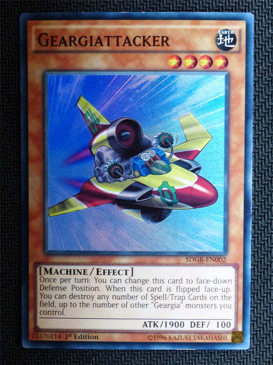 Geargiattacker - SDGR - Super Rare - Yugioh Card # 1I13