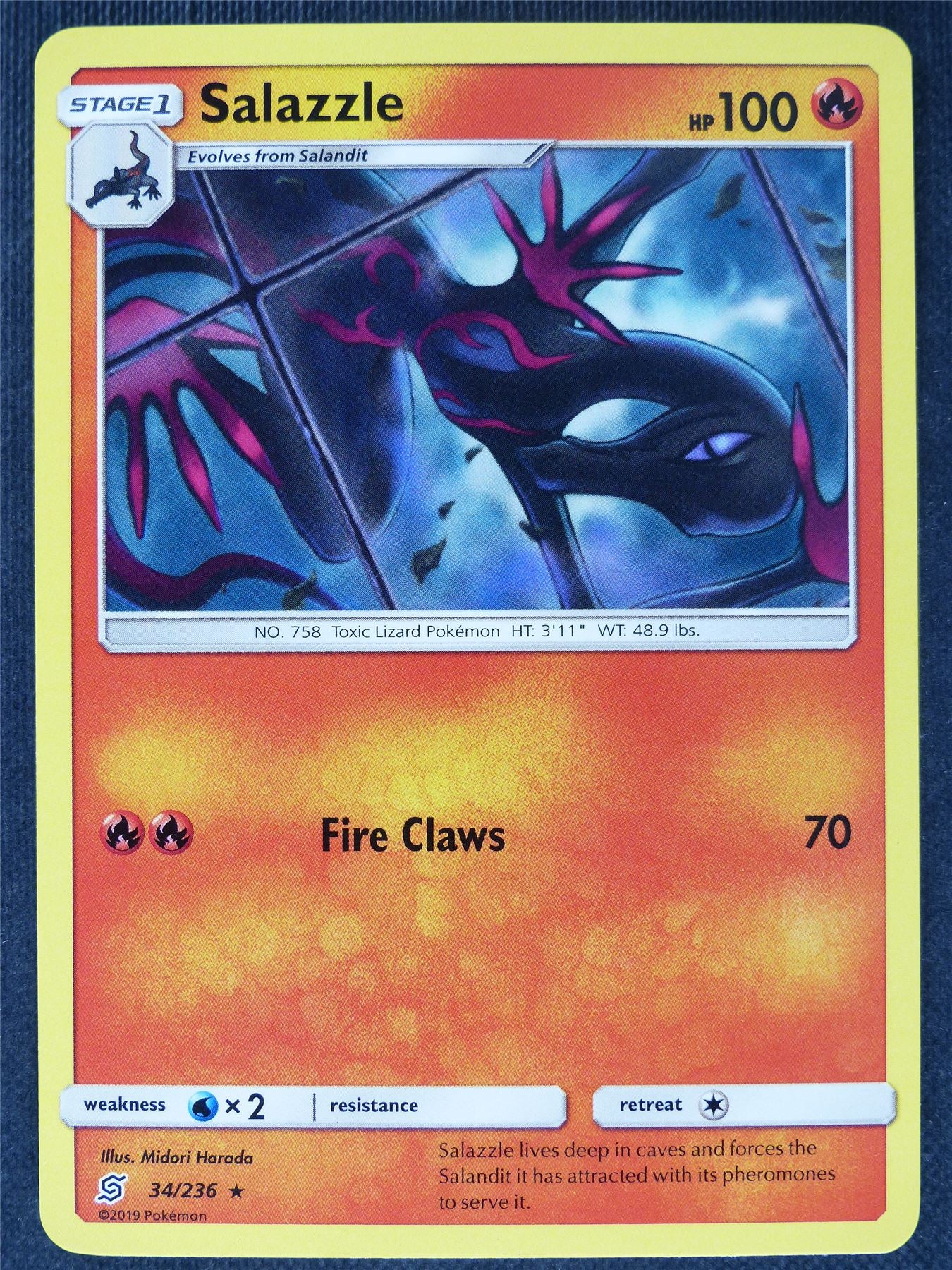 Salazzle 34/236 - Pokemon Cards #BK