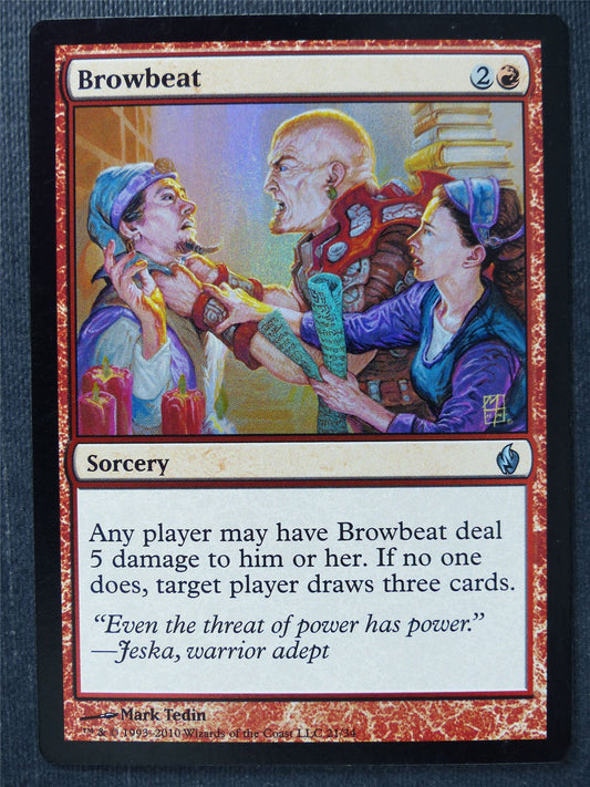 Browbeat Foil - Mtg Magic Card #TE