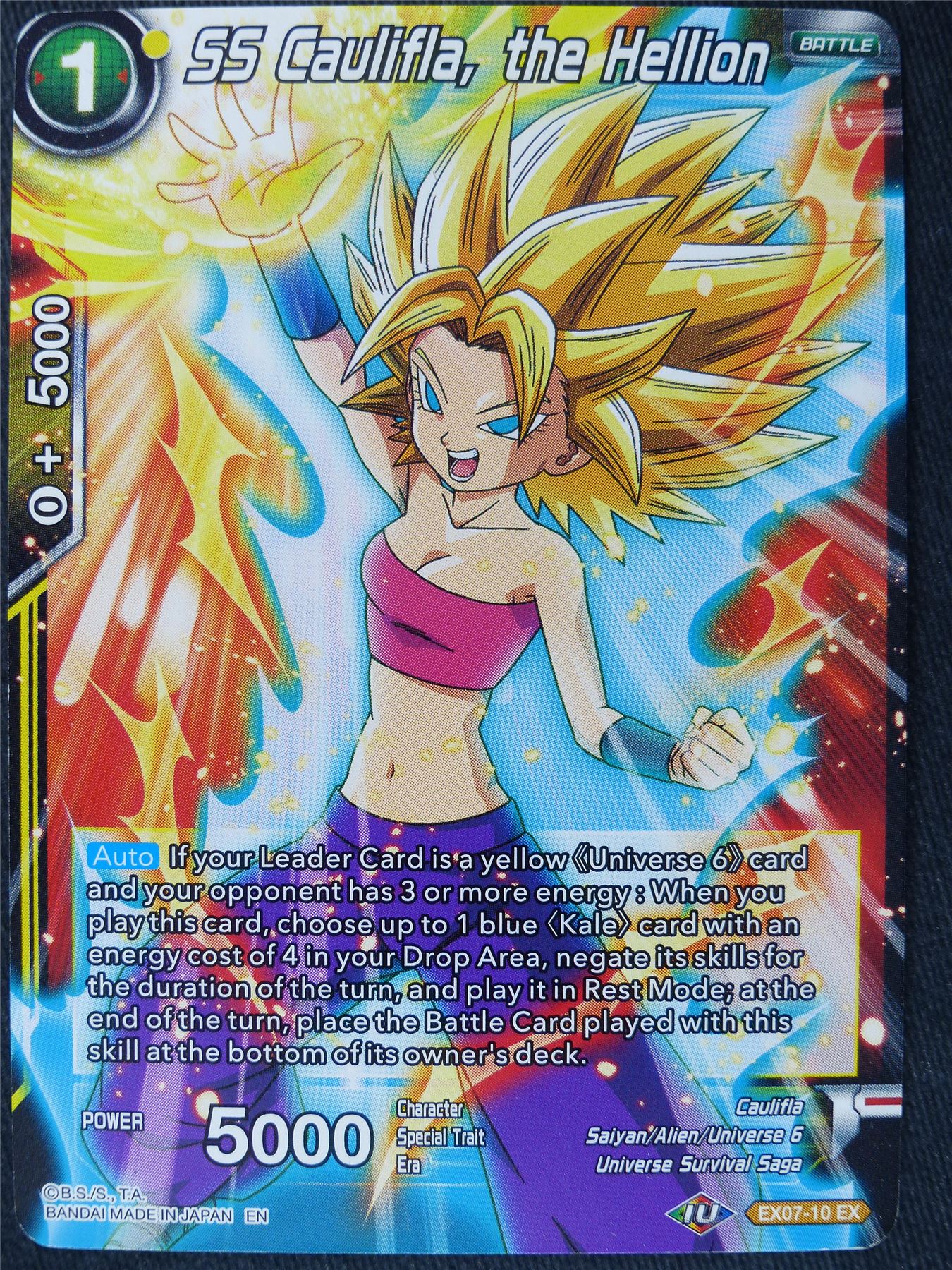 SS Caulifla the Hellion EX - Dragon Ball Super Cards #JH