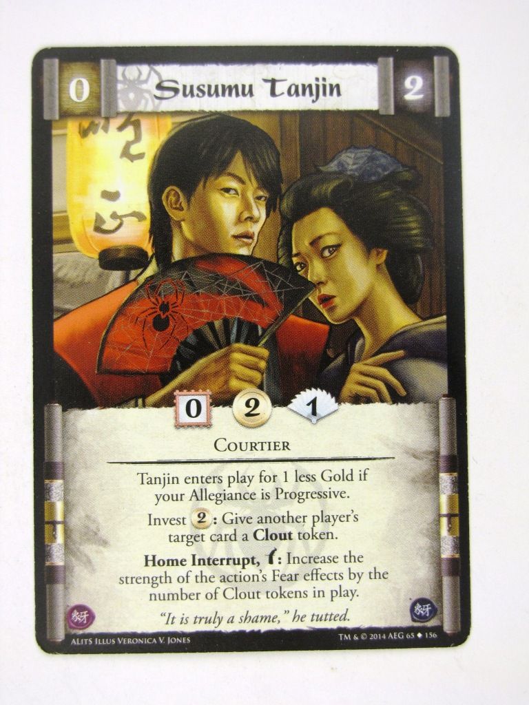 L5R Cards: A Line in the Sands: SUSUMU TANJIN # 14H21