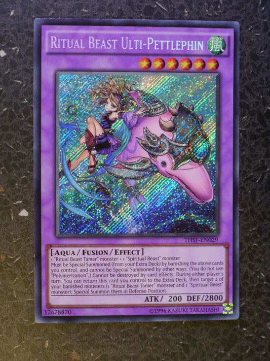 Yugioh Cards: RITUAL BEAST ULTI-PETTLEPHIN THSF SECRET RARE # 3G28