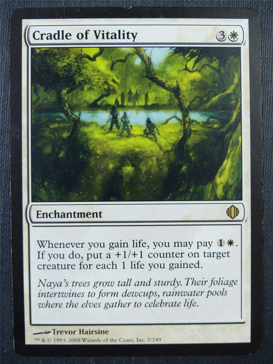 Cradle of Vitality played - Mtg Card #6AT