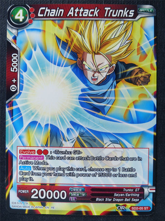 Chain Attack Trunks - Mythic Booster - Dragon Ball Super Card #45D