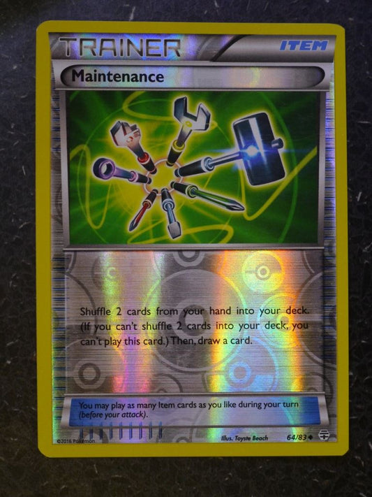 Pokemon Cards: MAINTENANCE 96/111 REVERSE HOLLOWS # 6A84