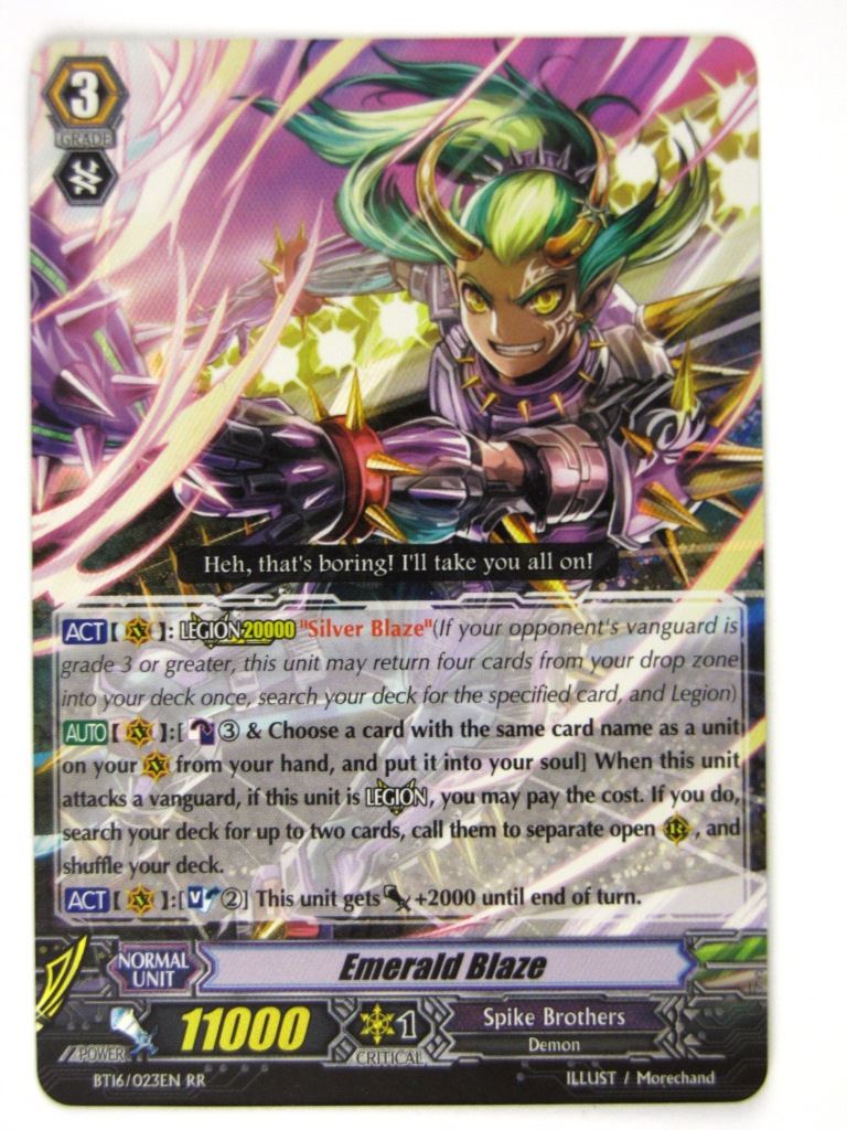 Vanguard Cards: EMERALD BLAZE BT16 RR # 21H91