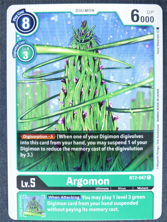 Argomon BT2-047 C - Digimon Cards #20