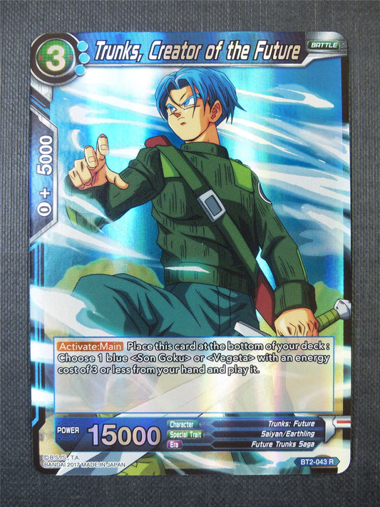 Trunks Creator of the Future R - Dragon Ball Super Card #A2H