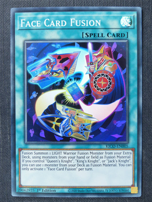 Face Card Fusion KICO Super Rare - 1st ed Yugioh Cards #35A