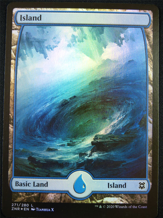 Island 271/280 Full Art Foil - ZNR - Mtg Card #FP