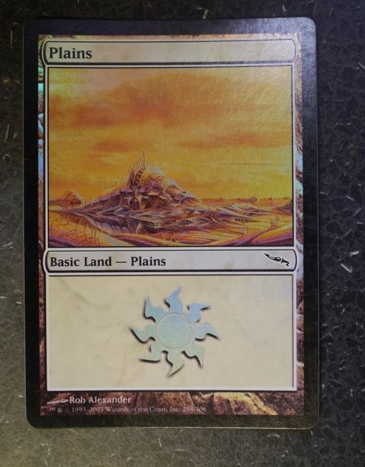 MTG Magic Cards Foil: PLAINS 288/306 # 10E58