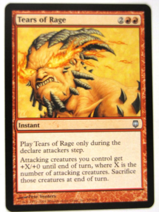 MTG Magic: the Gathering Cards: TEARS OF RAGE: DST