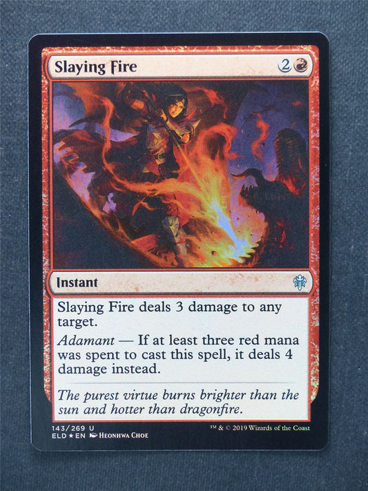 Slaying Fire Promo Foil - Mtg Magic Cards #RQ