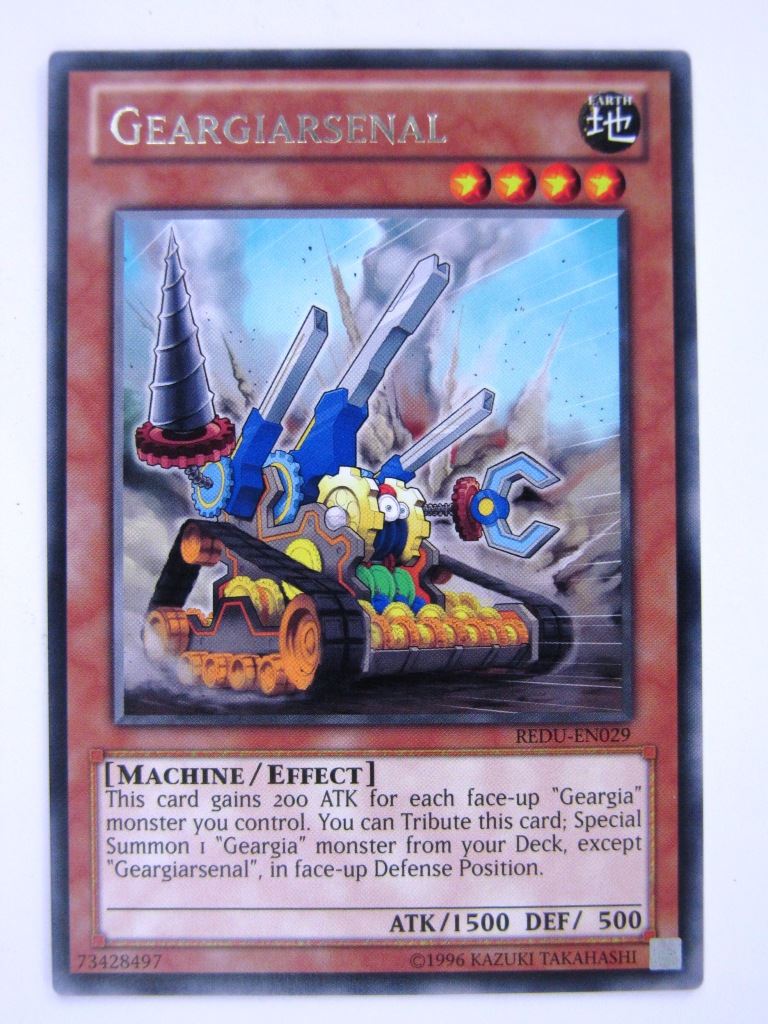 Yugioh Cards: GEARGIARSENAL REDU RARE # 10I34