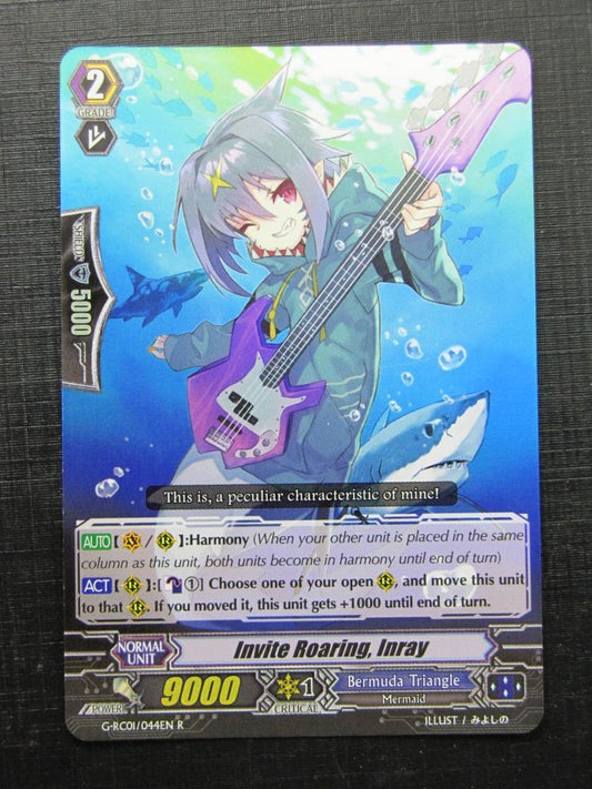 Vanguard Cards: INVITE ROARING INRAY G-RC01 R # I62