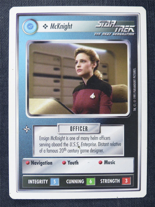 McKnight - NG - Star Trek Cards #12A
