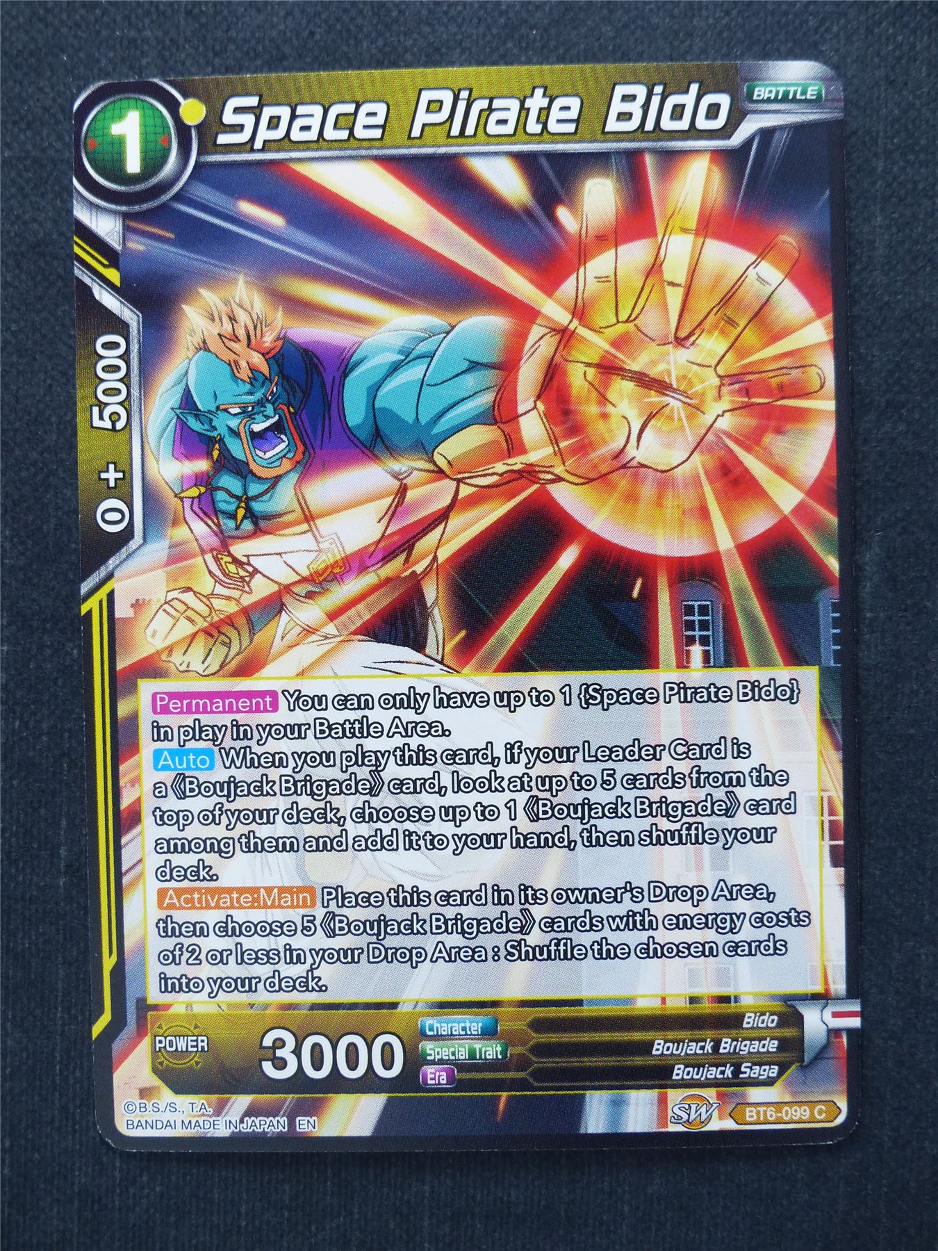 Space Pirate Bido - Dragon Ball Super Cards #84