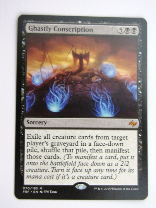 MTG Magic Cards: GHASTLY CONSCRIPTION # 36G53