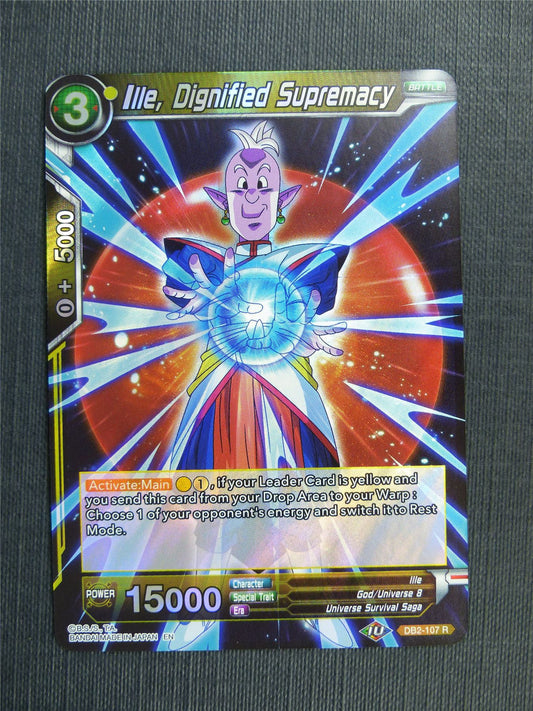 Ille Dignified Supremacy R - DB2 Dragon Ball Super Card