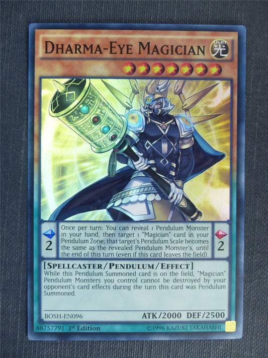 Dharma-Eye Magician BOSH Super Rare - 1st ed - Yugioh Cards #2SB