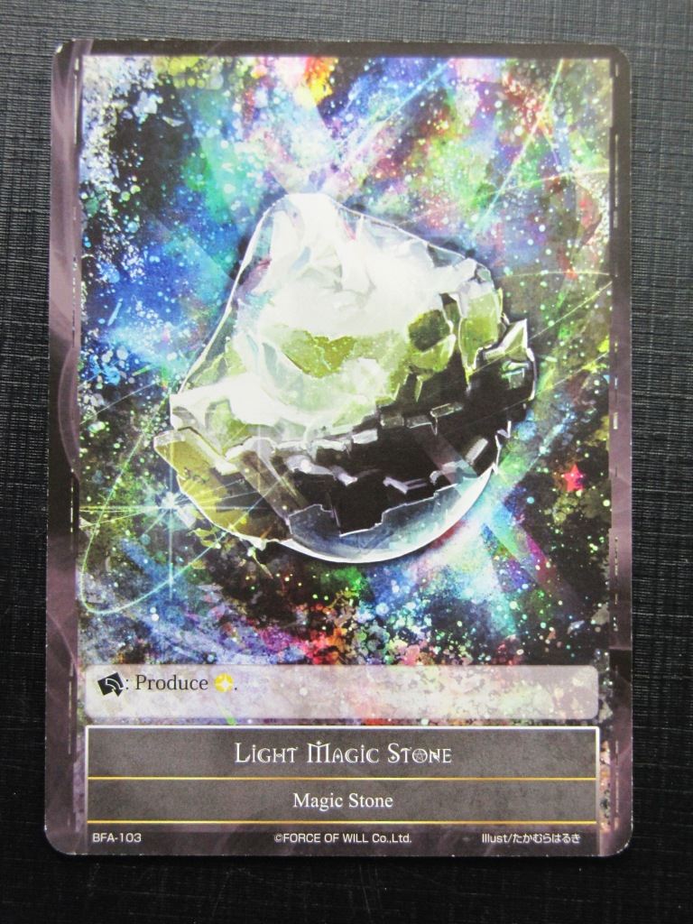 Force of Will Cards: LIGHT MAGIC STONE # 22I14