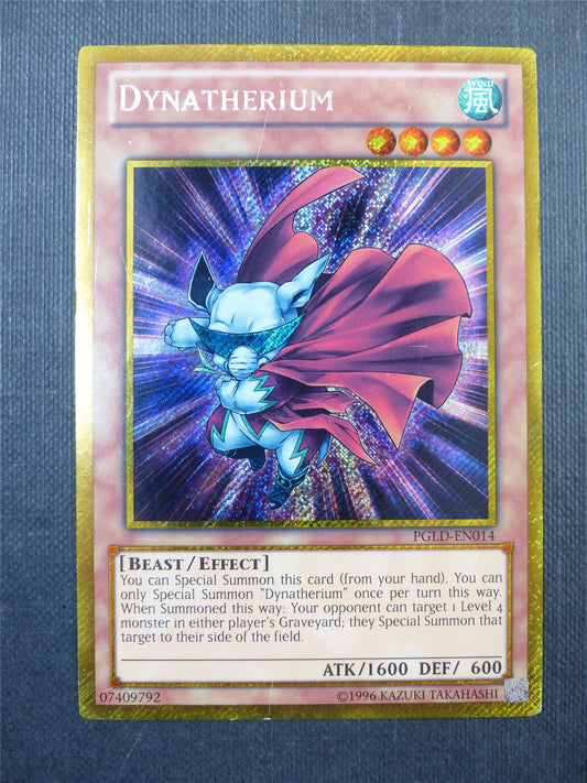 Dynatherium PGLD Gold Rare - Yugioh Card #2Y7