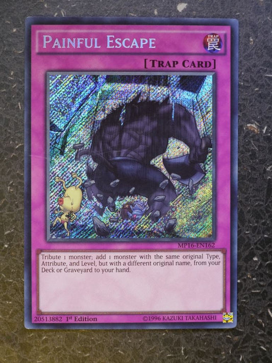 Yugioh Cards: PAINFUL ESCAPE MP16 SECRET RARE #